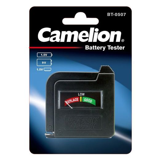 Camelion Battery Tester, BT-0507 - Black.