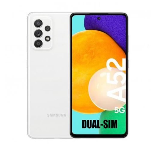 Samsung Galaxy A52 - 6.5" - 128GB + 6GB RAM - 64MP Rear - 32MP Front - 4500 mAh - Dual SIM-White