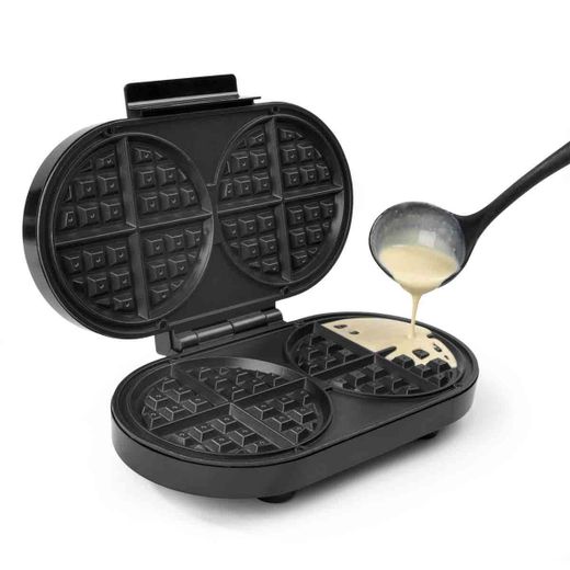 Generic Double Sided Waffle Maker - 1400W - Black - image 2