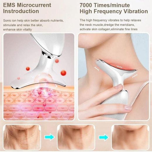 Generic 7-color light face and neck massager, anti-wrinkle and firming - image 2