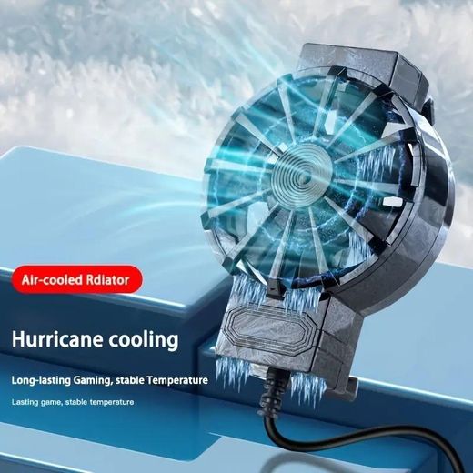 Generic  Portable USB Phone Cooler for Gaming, Silent Fan - image 3