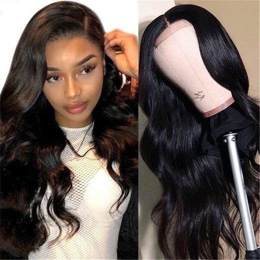 Generic Women's Long Black Wavy Synthetic Wig - Natural-Looking,Heat-Resistant,Lightweight,and Breathable,Suitable for Daily Wear and Parties - image 3