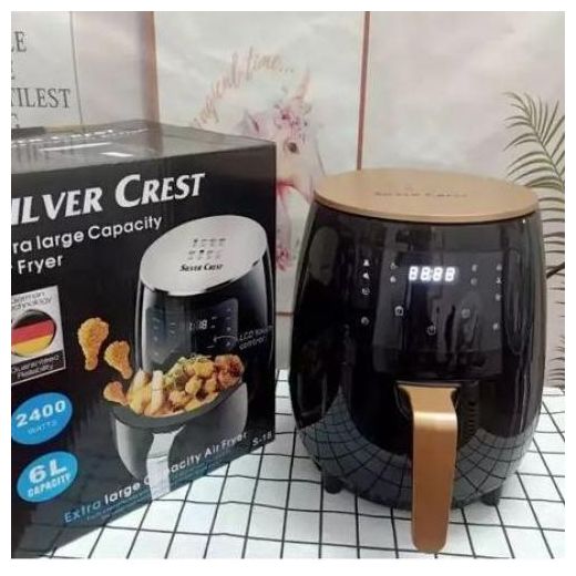 SILVER CREST S-18 Extra Large Healthy Air Fryer - 2400W - 6L - image 2