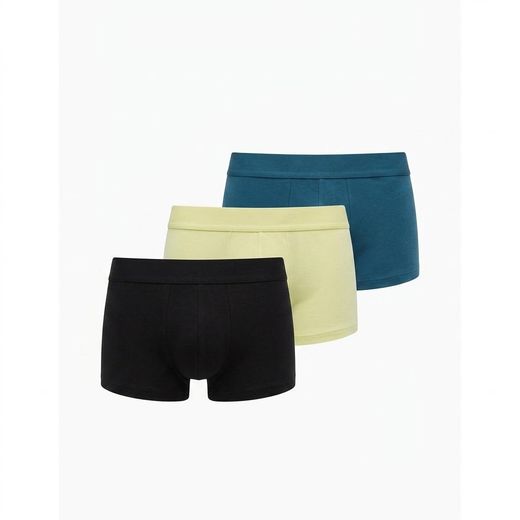 Men's Cotton Stretch Boxer Briefs – 3 Pack - Multicolour 