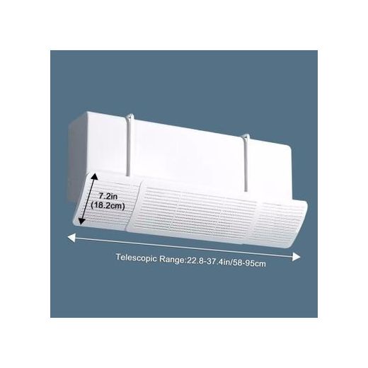 Generic Adjustable Air Conditioner Wind Deflector Shield ABS Honeycomb Universal Wall Mounted AC Vent Cover