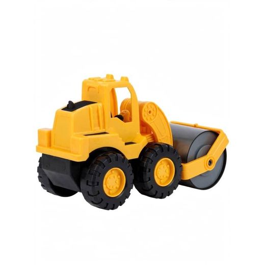 Generic Mini Construction Road Roller Toy – 15cm Movable Plastic Truck with Smooth Rolling Wheels for Kids 3+ Years - image 2