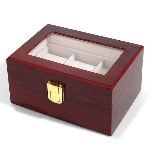 Watches and More Unisex High-qualityLuxury-Slot Wooden Watch Box – Luxury Display & Storage Organizer for Men & Women - Brown