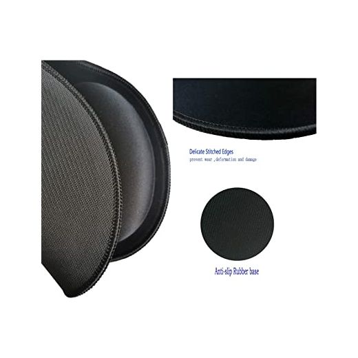 Generic Comfort Wrist Support Mouse Mat - Black - image 2