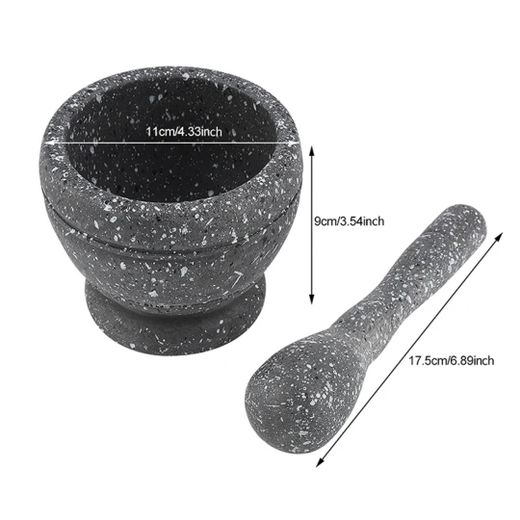 Generic Manual Blender Spice Crusher - Black - image 2