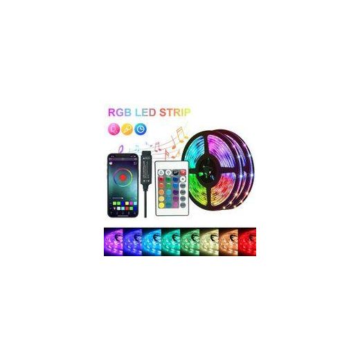 10M LED Strip Light Phantom Color USB Light Strip RGB Flash Color Change 5V APP Remote Control For Party Bluetooth Flowing Running Light Desktop Ambient Light - Multicolor