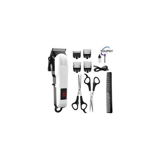 TOUPHY Hair Clippers for Men Professional - Cordless&Corded Barber Clippers for Hair Cutting & Grooming