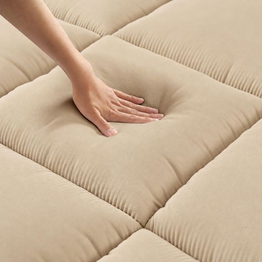 Generic Mattress Topper - Beige - image 2