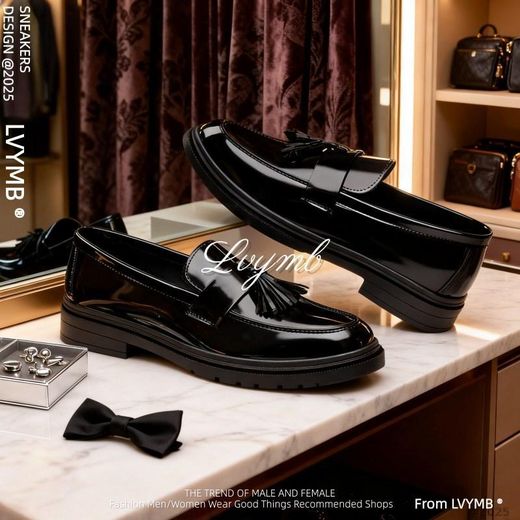 LVYMB European High-end Genuine Leather Formal Shoes 2026 New Design Simple And Fashionable Company Officially Releases Leather Shoes - image 4