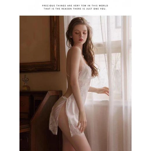 Fashion Women's Sexy Nightwear With A Lingerie - white - image 3