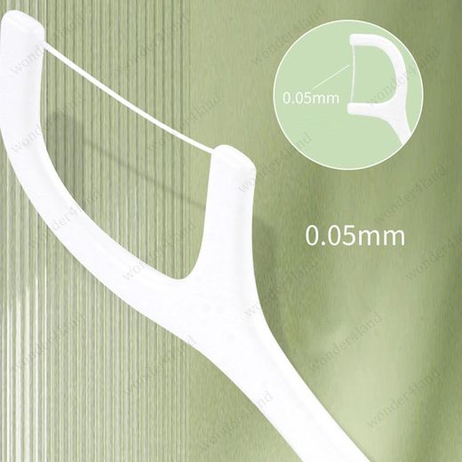 Generic 100-Count Family Dental Floss Picks with Travel Case - image 2
