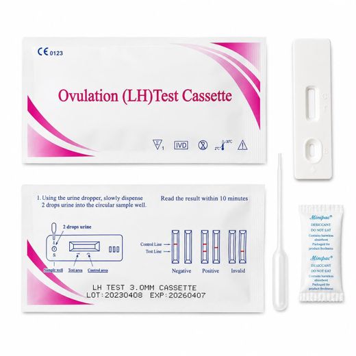 Generic Ovulation LH Test Cassette – Rapid Urine Fertility & Ovulation Predictor Test Kit- 3 Cassettes - image 2