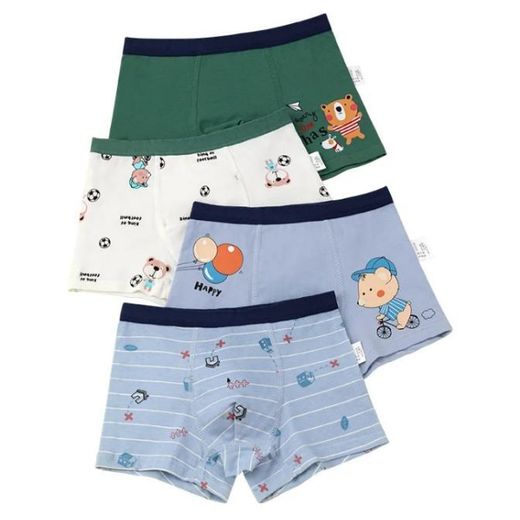 A & Shine 3pcs Boys Boxer Short for 5 - 6 years Kids - Multicolours