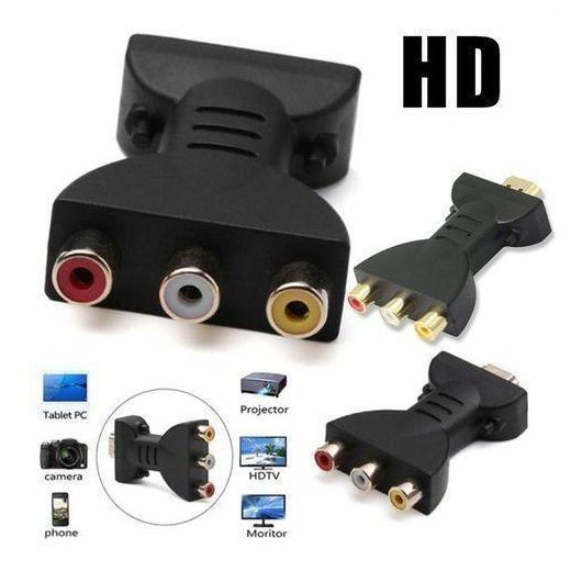 Generic AV Digital HDMI Compatible To 3 RCA Audio Ad Ter Component Converter Video