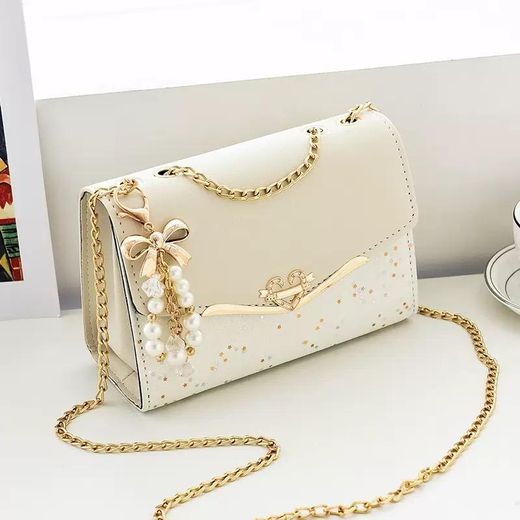 Fashion New Fashionable and Exquisite Women's Crossbody Bag Luxury-Feel Handbag-F20 - White