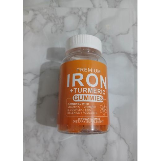 Generic Iron Turmeric Dietary Supplement - 60 Gummies - image 2