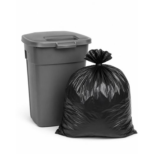 Generic Strong 90L Trash Bags – 50 Micron Black Bin Liners, 100 Pieces for Home & Commercial Use - image 2