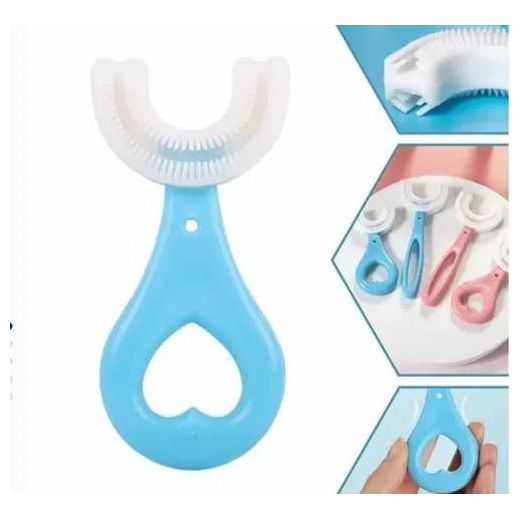 Oral B U-Shaped Kids Toothbrush – Soft Silicone 360° Oral Cleaner for Children Ages 2-12 – Fun & Easy Brushing Tool - image 2