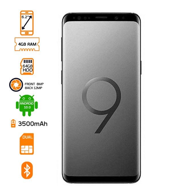 Buy Samsung G960 Galaxy S9 Dual SIM 64GB HDD - Midnight Black online in Black Friday 2019 ...