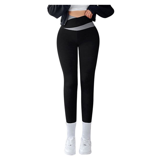 Shop Generic Women's Fitness Leggings Push Up Sport Legging High Waist Yoga Tights  Workout Pants Casual Gym Wear Large Size Leggins(#Black1) Online