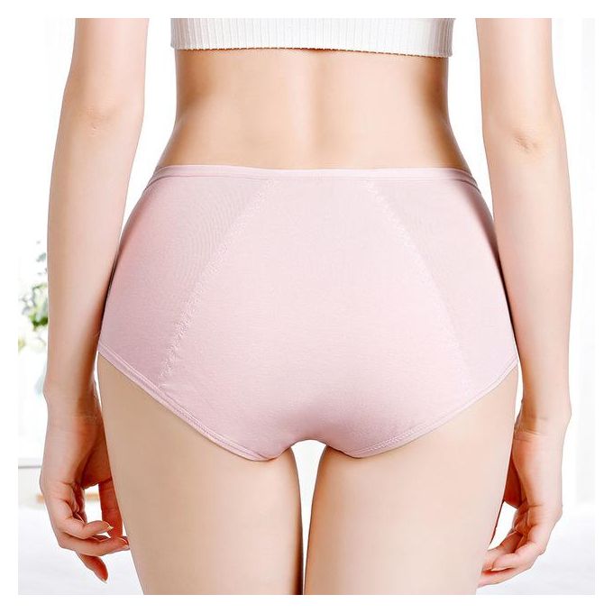 Shop Generic 3pcs Underwear Women Leak Proof Menstrual Panties Cotton  Antibacterial Physiological Panties High-Waist Shape Briefs Lingerie Online