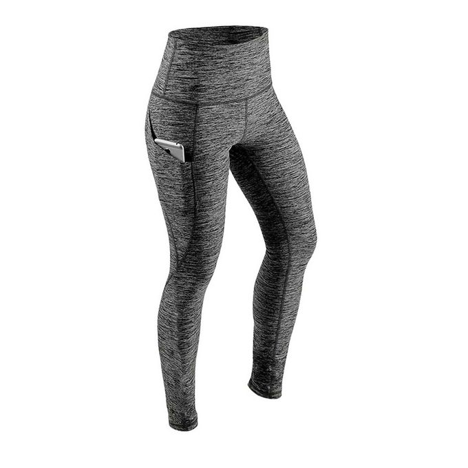 High Waist Legging Pockets Fitness Bottoms Running Sweatpants for