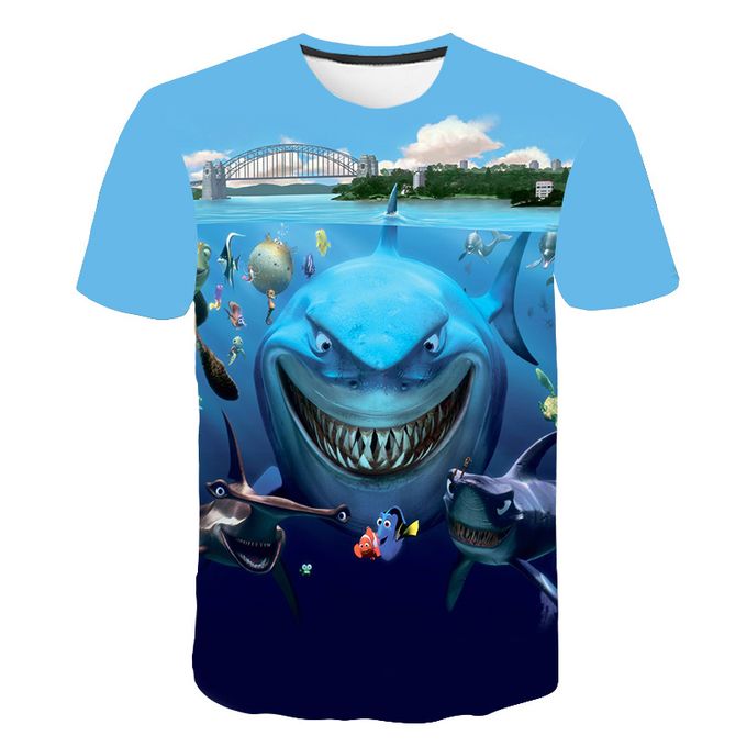 Shop Generic Summer Fishing Graphic t-shirt For Men Fashion Casual Natural  Style Pattern T-shirt 3D Print Sport Short Sleeve t-shirt-TX-925 Online