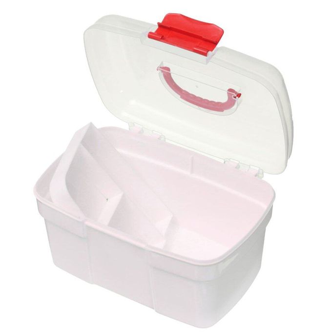 Shop Generic Plastic Clear Health Medicine Chest First Aid Kit Case Storage  Box Red gules Online