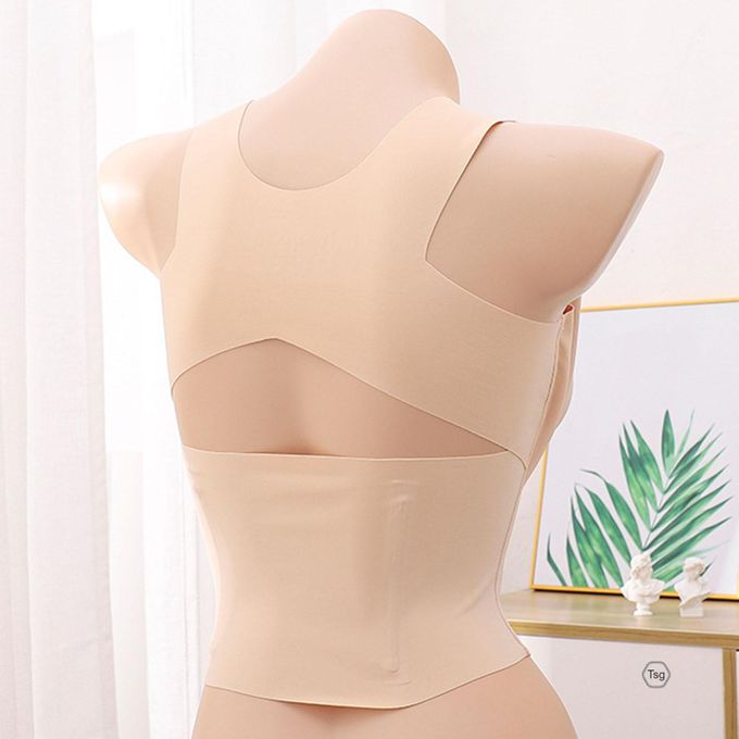 Shop Fashion 4 In 1 Waist Trainers Bra Women Breathable Shapewear Chest  Online