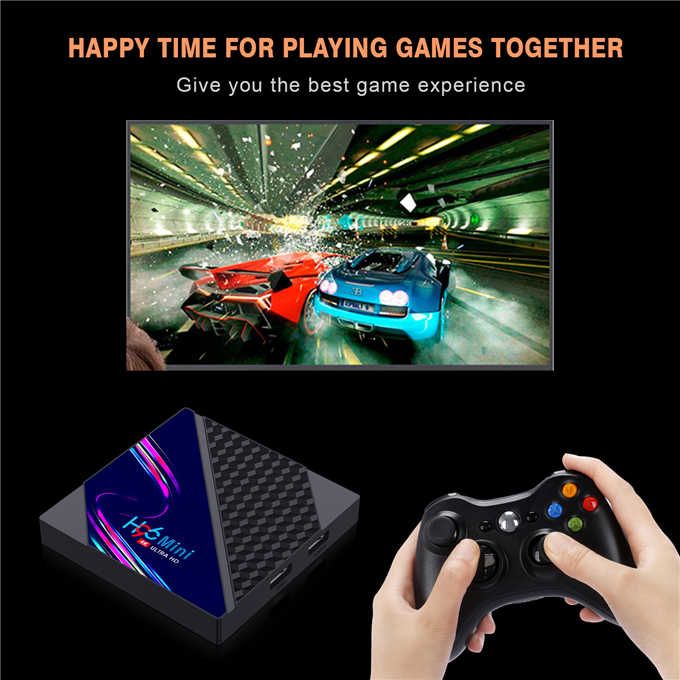 h96 mini v8 android 10 smart tv box 2 4ghz wifi support google play tiktok youtube media player h96 max