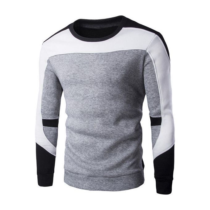 Shop Fashion Men's Trendy Multi Long Sleeve Shitrs Sweatshirts T-Shirt ...