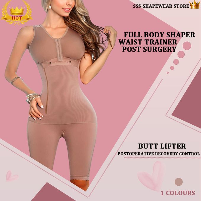Shop Generic BBL Fajas Colombian Women Full Body Shaper Waist Trainer Post  ry Girdles Corset Slimming And Female Modeling Strap Online