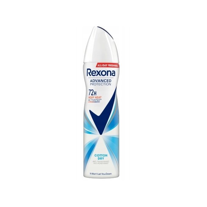 Shop Rexona Rexona Spray 72Hrs Cotton Dry - 200ml + Free