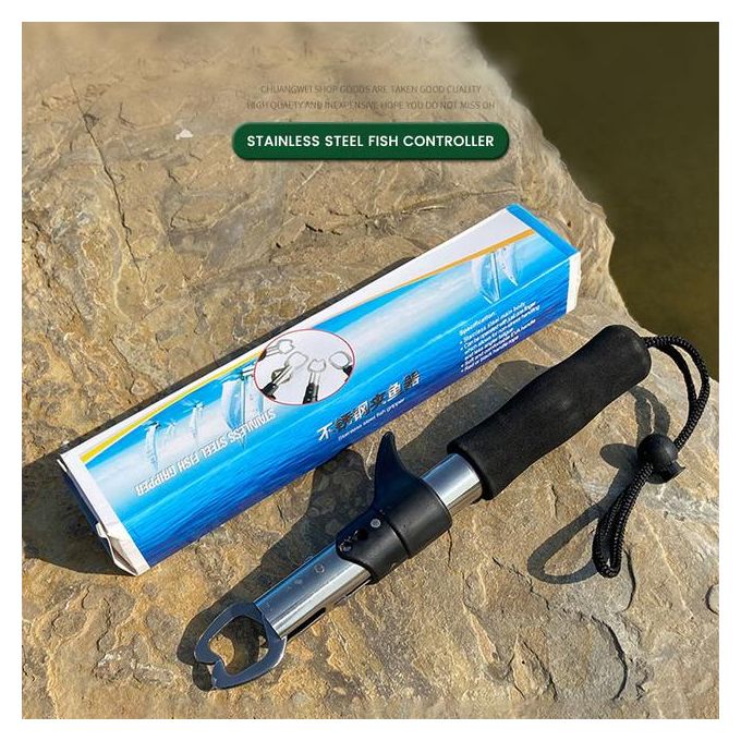 Stainless Steel Fishing Gripper Professional Fish Grip Lip Clamp