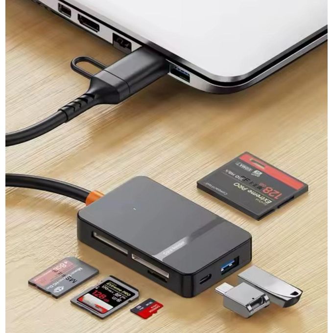 Shop Microdrive 8 in 1 Card Reader Type C USB3.0 to SD TF