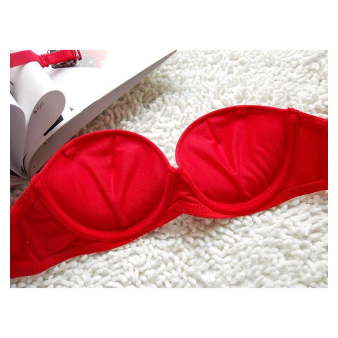 Generic Women Sexy Lingerie Bra Smooth Girl Seamless 1/2 Cup Push Up Women  Underwear Adjustable Support Bras Size 30a-36b Vs Bh C3409