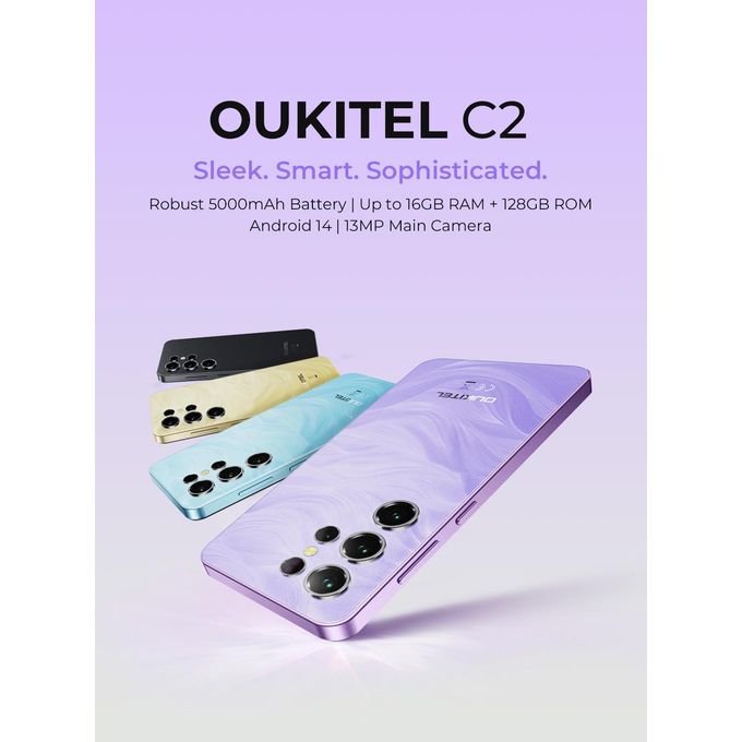 Shop OUKITEL C2 Smartphone 5000mAh Battery 16GB RAM+128GB