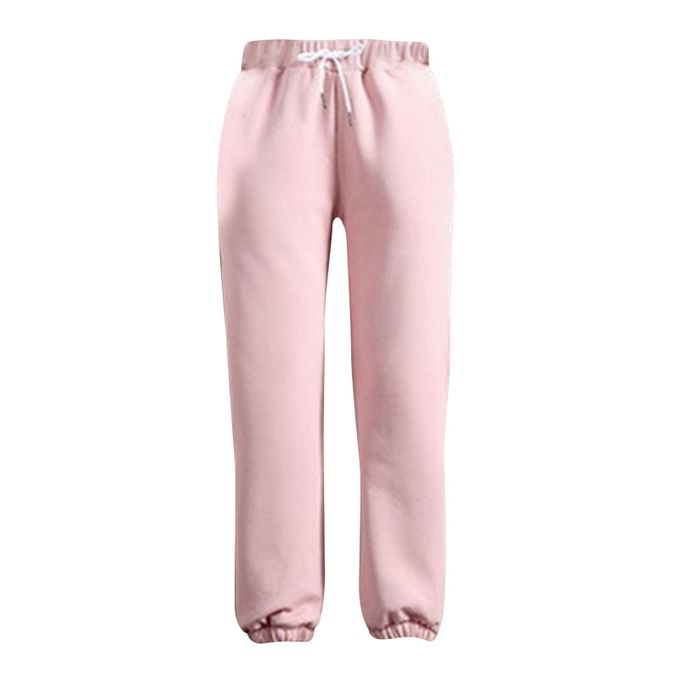 Shop Generic Soft Fleece Lined Sweatpants Women Casual Jogger