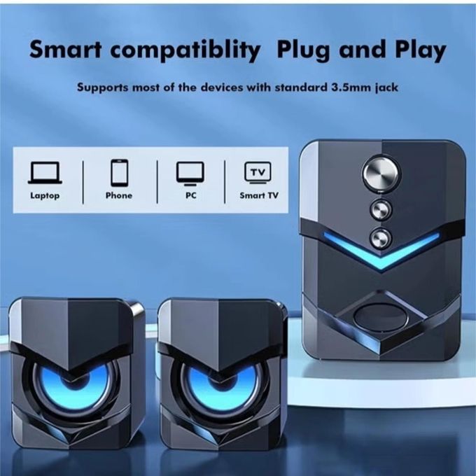 Shop ShebSheb 2.1 Sound System Desktop Computer Speakers