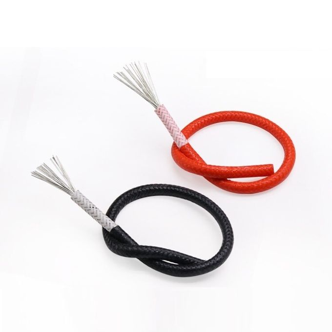 2M/5M High Temperature Resistant Silicone Wire 300°C Soft Copper Cable  Fiberglass Braided Insulated Warm Floor Heat Element Line