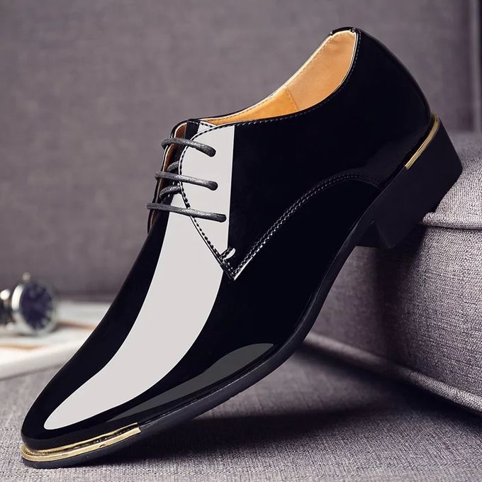 Shop Generic Formal Leather Shoes - Black Online | Jumia Ghana
