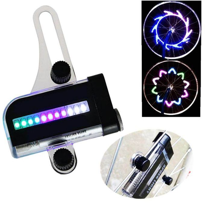Shop Generic 14 LED Wheel Lights Motorcycle Cycling Bicycle Bike Signal Tire Spoke Light Lamp
