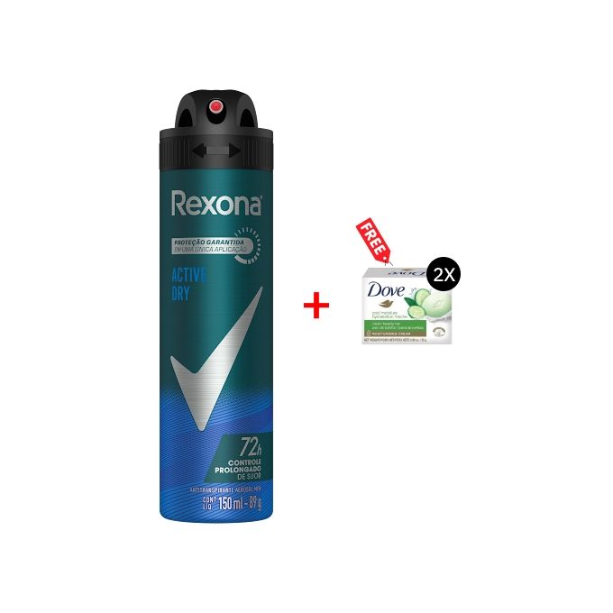 Rexona スプレー 72H/48H-2 Dove 250ml 4セット Shop Rexona Spray 72Hrs Active Dry Men - 200ml + Free Dove