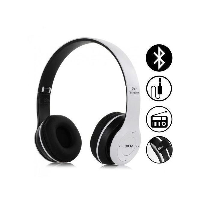 Shop P47 New P47 Wireless Headset White Online Jumia Ghana