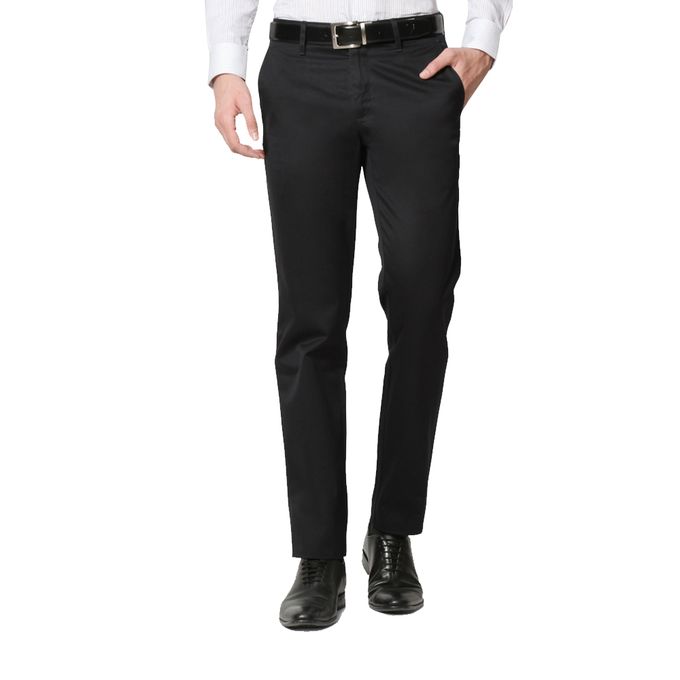 Shop White Label Straight Cut Khaki Trousers - Black Online | Jumia Ghana