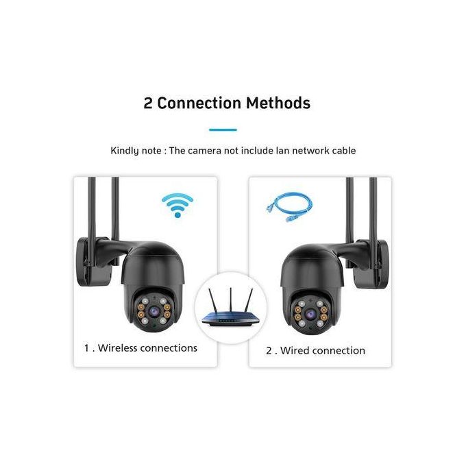 Shop Generic 4K Ptz IP WiFi Outdoor Video Surveillance Camera - Black ...